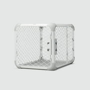 DIGGS Evolv Dog Crate, Safe, Durable Kennel with Removable Ceiling Panel and Modular, Ash, 35.5