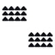 thumbnail image 4 of Billuyoard 12 pack/lote de almohadillas antideslizantes de fácil instalación, No más cintas antideslizantes y deslizantes para alfombras, Triángulos negros 2Conjunto, 4 of 6