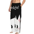 thumbnail image 2 of Balery Men'S Cat Meow Pants,Sleepwear Pants,Pajama Pants,Pj Bottoms Drawstring And Pockets-Xx-Large, 2 of 9