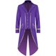 thumbnail image 3 of WISHU Chaqueta Medieval Steampunk para Hombre, Abrigo gótico Victoriano Renacentista, Disfraz de Vampiro de Halloween, levita Vintage, 3 of 5