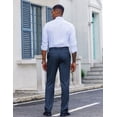 thumbnail image 2 of COOFANDY Men's Classic Dress Pants Flat Front Hidden Expandable Waistband Casual Suit Pant, 2 of 6