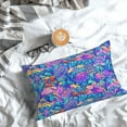 thumbnail image 5 of Yiaed Colorful Mushrooms Print Brushed Microfiber Envelope Pillowcases, Standard,Envelope Closure Pillow Cases(No pillow core)-14"x20", 5 of 6