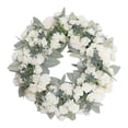 thumbnail image 1 of 16" Artificial Flower Wreath Door Wreath Spring Summer Wreath Spring Wreath for White, 1 of 8