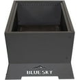 thumbnail image 6 of Blue Sky Outdoor Living Rectangle Peak Smokeless Patio Fire Pit, Dual Lift-Out Ash Catches, Black, 6 of 10