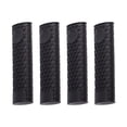 thumbnail image 4 of EeaseMX 4pcs Silicona Pot Handle Holder Cubierta resistente al calor antideslizante Potholder Handle Sleeve (Negro), 4 of 7