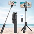 thumbnail image 2 of Selfie Stick Tripod With Remote Wireless Buetooth For IPhone 14 13 12 Pro Max/iOS, Portable Extendable Selfie Stick Phone Holder With Wireless Remote Shutter For Android/Samsung Galaxy S22, 2 of 5