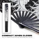 thumbnail image 2 of Ventilador plegable GloFX Sun & Moon Design Rave Music Festival, 2 of 6