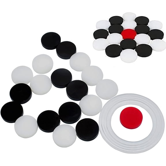 OdontoMed2011 Carrom Board Plastic Coins for Carrom Board with Strikers = (Good for Large Size Boards only) SB-015