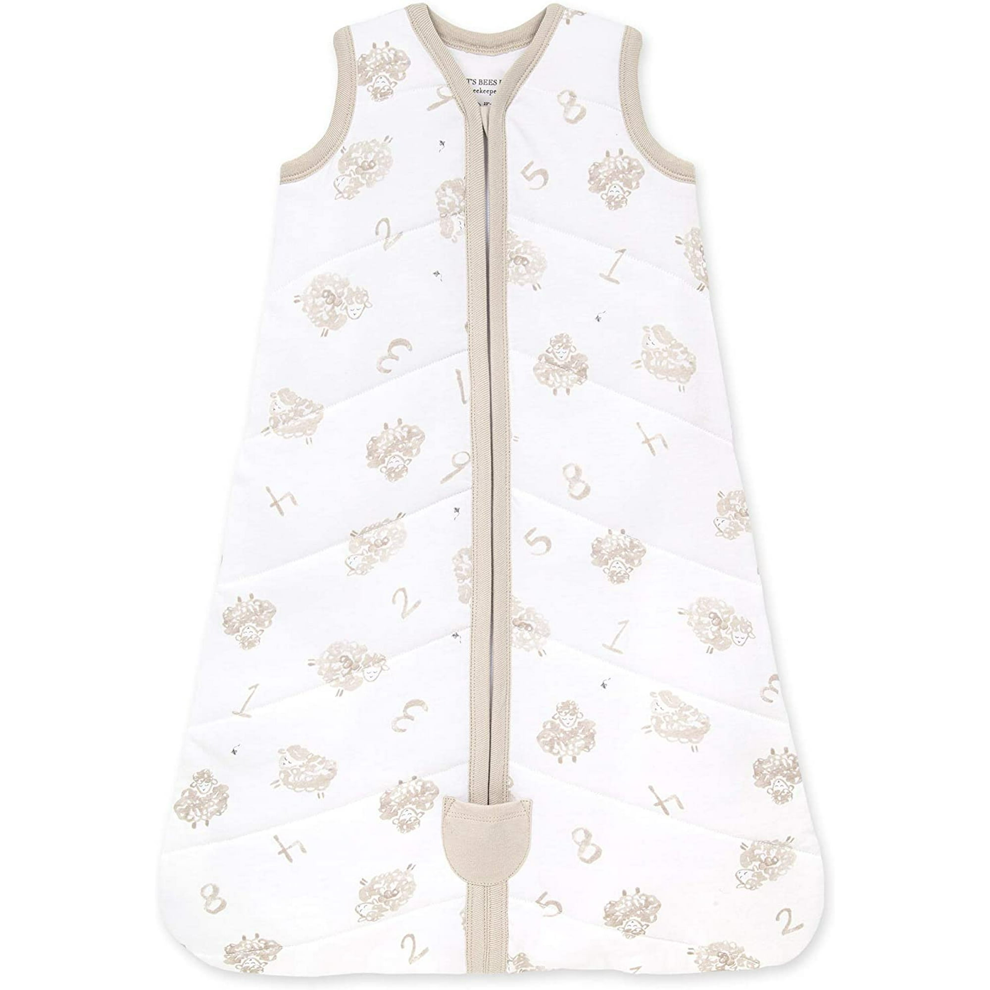 Burt s Bees Baby Unisex Baby Blanket 100 Organic Cotton Beekeeper Swaddle Transition Sleep Bag Wearable Blanket Quilted Sheep Small US