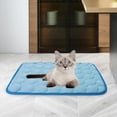 thumbnail image 6 of Dog Cooling Mat Cooling Pad Bed for dogs and cats Kennel Pad Breathable Pet Dog Machine Washable - blue S, 6 of 6