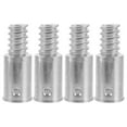 thumbnail image 1 of JUNWELL 4pcs Threaded Tips Replacement Broom Handle Threaded End Replacement Metal Ends For Extension Or Telescopic Pole American Type, 1 of 8