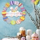 thumbnail image 4 of Corona de Pascua, letrero decorativo para pared, adorno para porche, decoración de primavera, redonda, para Pascua Estilo A, 4 of 7