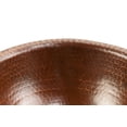 thumbnail image 2 of LR12RDB Small Round Self Rimming Hammered Copper Sink, 2 of 3