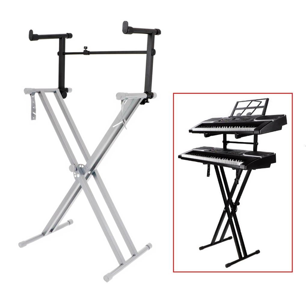 CEORPER Electric Piano Rack Musical Keyboard Extension Stand Detachable Piano Stand