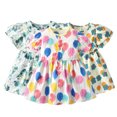 thumbnail image 1 of KYAIGUO Robes Florales Décontractées pour Bébés Filles 9M-5T Robe d'Été à Manches Courtes Robe de Princesse Robe de Plage pour Bébé, 1 of 9