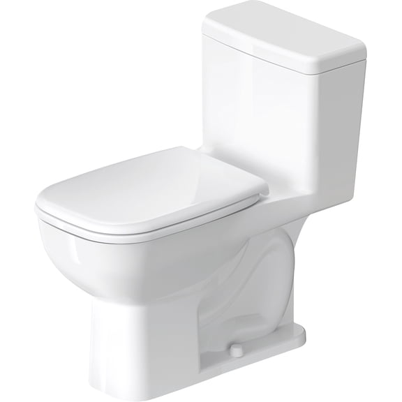 Duravit D40058-L D-Code 1.28 Gpf Elongated Toilet - White