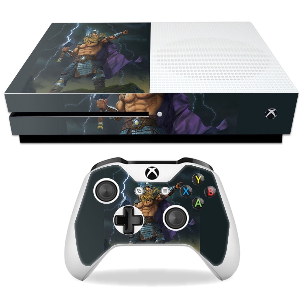 Skin Decal Wrap Compatible With Microsoft Xbox One S Sticker Design God
