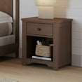 thumbnail image 3 of Child Craft Harmony Nightstand with Drawer & Open Cubby Storage, Pine Wood Construction, Dusty Heather, 3 of 6