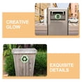 thumbnail image 4 of 1 Set Recycle And Trash Glow In The Dark Stickers Recycling Symbol Trash Can Vinyl Decal Stickers For Metal Plastic Garbage Cans And Bins Decal, 4 of 8