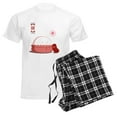thumbnail image 6 of CafePress - Mochi Love Men's Light Pajamas - Men's Light Loose Fit Cotton Pajama Set, 6 of 7
