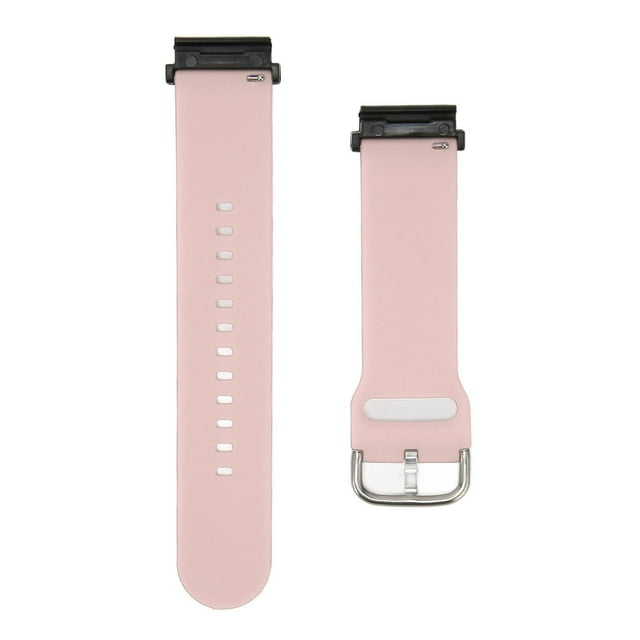 Correa de reloj de silicona de 22 mm Reemplazo de correas de reloj deportivo inteligente para Garmin Fenix 7 6 5 Rosa