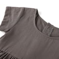 thumbnail image 4 of Sngxgn Girls Long Sleeve Dress A-Line Party Dresses(Grey,100), 4 of 6