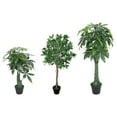 thumbnail image 2 of vidaXL Artificial Tree with Pot Artificial Plant Fake Fortune Tree 33.5" Green, 2 of 7