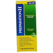 Preparation H Hemorrhoidal Cream, Maximum Strength 0.9 oz (26 g) Pack of 4