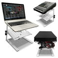AxcessAbles TwoTier Adjustable DJ Stand with Clamps for DJ