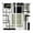 Green, variant on 2 Panels Kitchen Tier Curtains 39 Inch Length, Blue Black Geometric Grommets Window Treatment Curtain, Modern Minimalist Abstract Stripes Thermal Curtains Drapes for Living Room/Bathroom