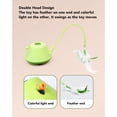 thumbnail image 4 of Automatic Moving Cat Teaser Toy, USB Charging Electric Cat Feather Toy Attractive Interactive With Light For Indoor For Kitten Green, 4 of 8
