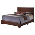 thumbnail image 2 of Aaron Light Brown Upholstered Queen Panel Bed, 2 of 3