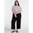 thumbnail image 2 of Terra & Sky Women’s Plus Dropped Shoulder Top with Elbow Length Puff Sleeves, Sizes 0X-5X, 2 of 5