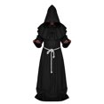 thumbnail image 4 of Medieval Monk Robe Priest Robe Halloween Cosplay Costume Cloak, 4 of 4