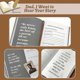 thumbnail image 3 of Dad, I Want to Hear Your Story Notebook, Leather Wrapped Hardback, Black Gold Foil Lettering, Gift For Father Guided Journal To Share His Life & His L, 3 of 5