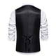 thumbnail image 4 of pstuiky Camiseta sin mangas para hombre, Blusa de negocios sin mangas con botones retro de moda sólida para hombre Camisas de hombre xl, 4 of 9