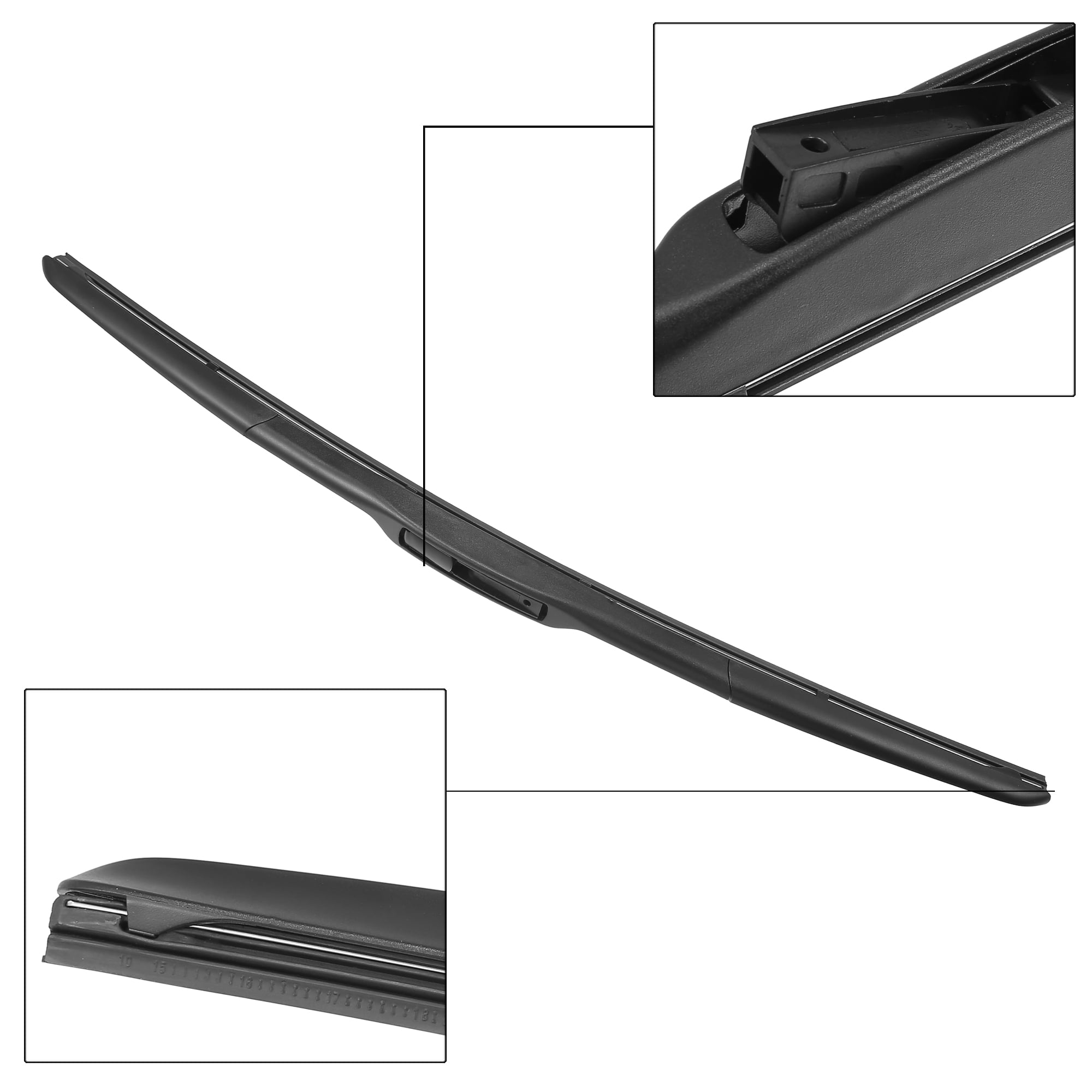 1pair 20" 24" Front Windshield Wiper Blades Set 61610039697 Replacement Black for BMW X5 2014-2018
