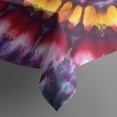 thumbnail image 4 of Colorful Tie Dye Mandala Pattern Rectangle Tablecloth 60"x120",Waterproof Polyester Rectangle Table Cloth, Wipeable Spillproof Polyester Tablecloth for Dining, Camping, Indoor and Outdoor, 4 of 6