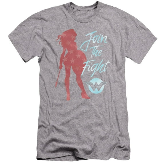 Wonder Woman Movie - Freedom Fight - Premium Slim Fit Short Sleeve Shirt - XX-Large