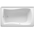 thumbnail image 3 of Kohler 1239-GHLA-0 60 x 36 in. Mariposa Alcove Heated Bubblemassage Air Left Bath Drain - White, 3 of 7