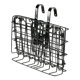 thumbnail image 3 of Cesta de bicicleta sólida plegable fácil desmontable cestas traseras delanteras de metal de liberación rápida soporte para compras de bicicletas acces Negro Soledad Cesta de bicicleta Delantera Trasera, 3 of 10