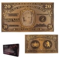 thumbnail image 1 of Réplica de Fallout New Vegas NCR, billete metálico de 20 dólares, edición limitada, 1 of 9