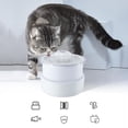 thumbnail image 3 of Fuente de Agua Automática para Gatos Sunnimix Plegable Eléctrico 1.8L Blanco, 3 of 8