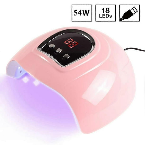 54W LED Nail Lamp UV Nail Dryers Phototherapy Nail Machine with Timer Nail Dryer Lamp