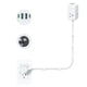 thumbnail image 1 of Extensor de enchufe eléctrico TROND, enchufe giratorio de 360°, 20 W, USB C, 1 of 8