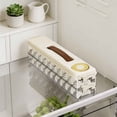 thumbnail image 4 of Deviled Egg Containers with Lid, Stackable Clear Plastic Portable Storage Box, Fridge Safe Food Storage Container, 12.2 X 4.8 X 7.08 Inches, 4 of 6