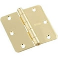 thumbnail image 1 of Stanley N830-321 3.5 in. Bright Brass Door Hinge - 3 Pack, 1 of 3