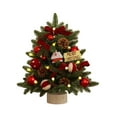 thumbnail image 2 of Fiudx Decoración del hogar Adornos navideños Cuentas flocadas Mini árbol de Navidad Adorno navideño Escritorio Pequeño árbol de Navidad, 2 of 6