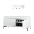 thumbnail image 4 of Jopath Entryway Bench with Shoe Storage Wall-Mounted Entryway Shelf with Hooks, 4 of 7