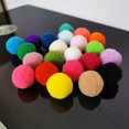 thumbnail image 4 of HLONK Soft Polyester Plush Balls Interactive Cat Toy Set  Multicolor (10 Pack), 4 of 7